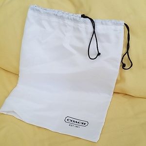 Coach drawstring bag